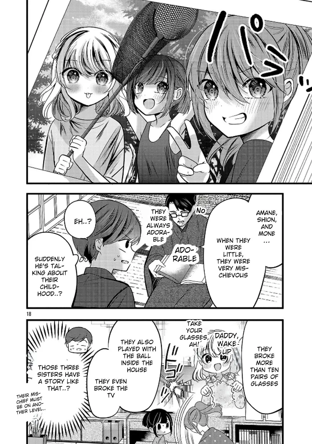 Read Three Sisters in Love with You EN Manga Online