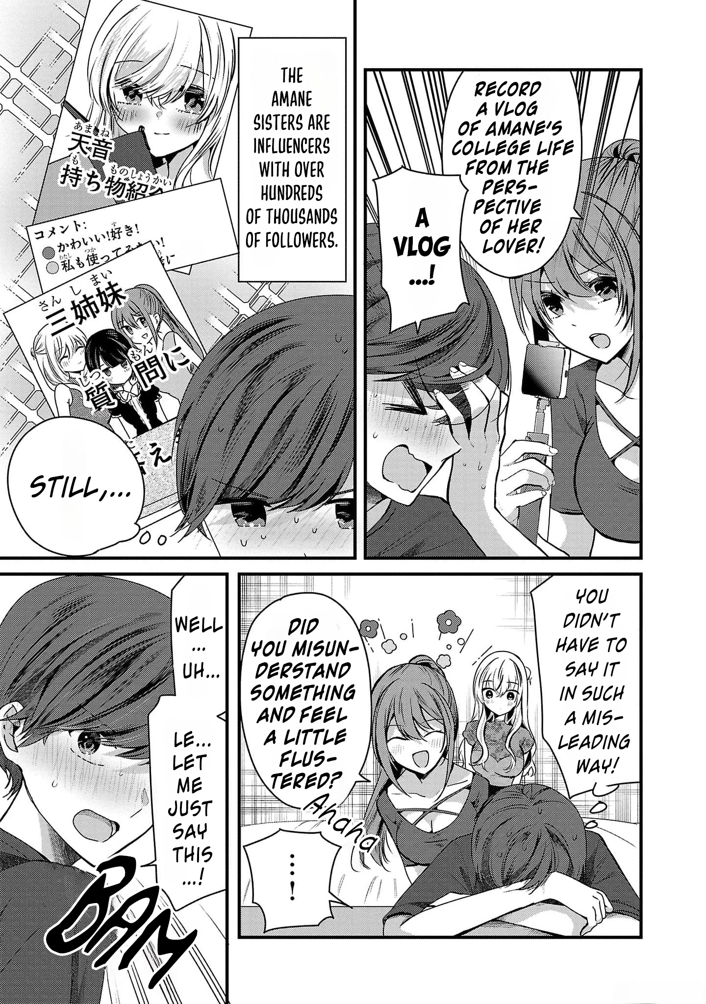 Read Three Sisters in Love with You EN Manga Online