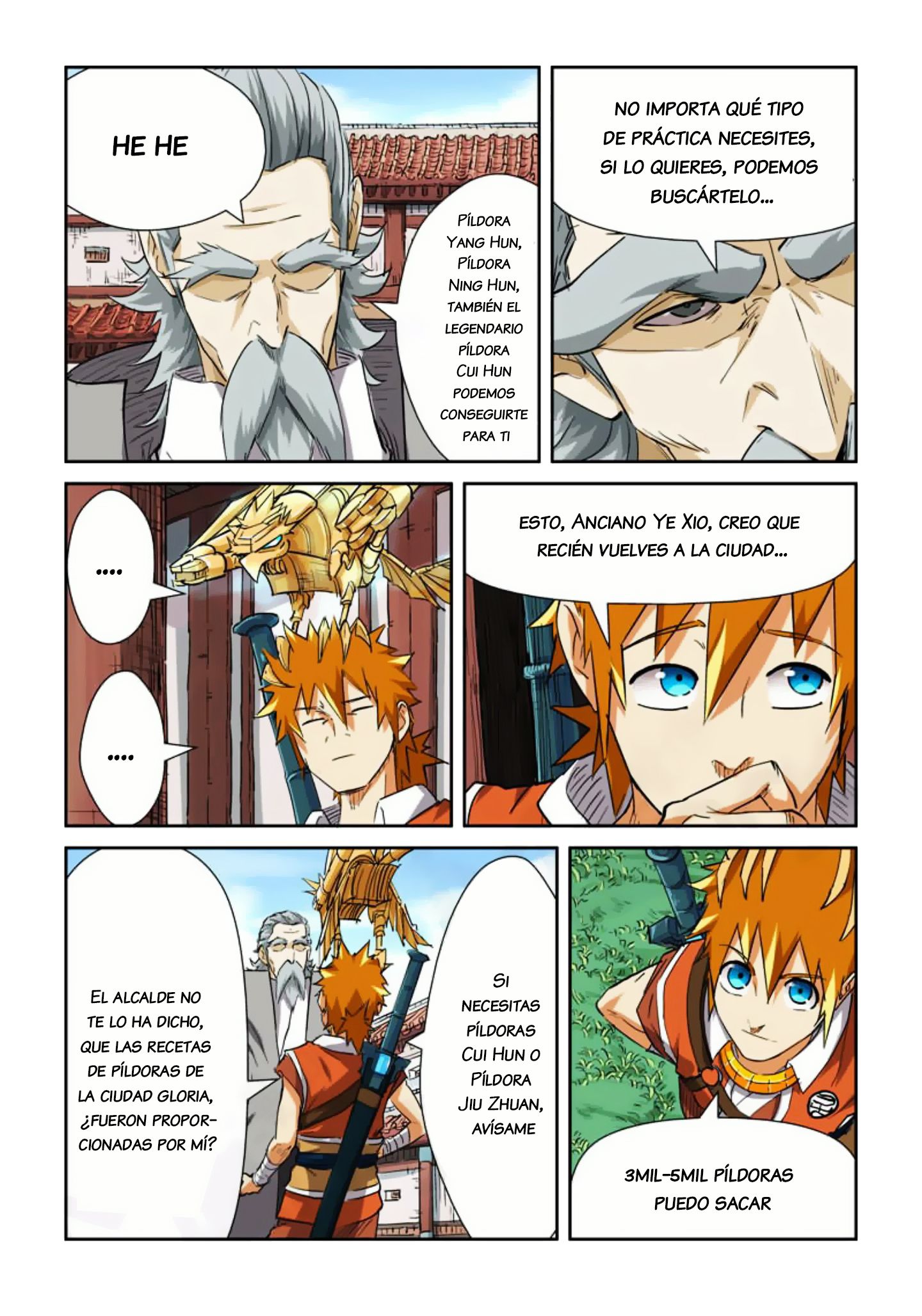 Read Tales of Demons and Gods ES Manga Online