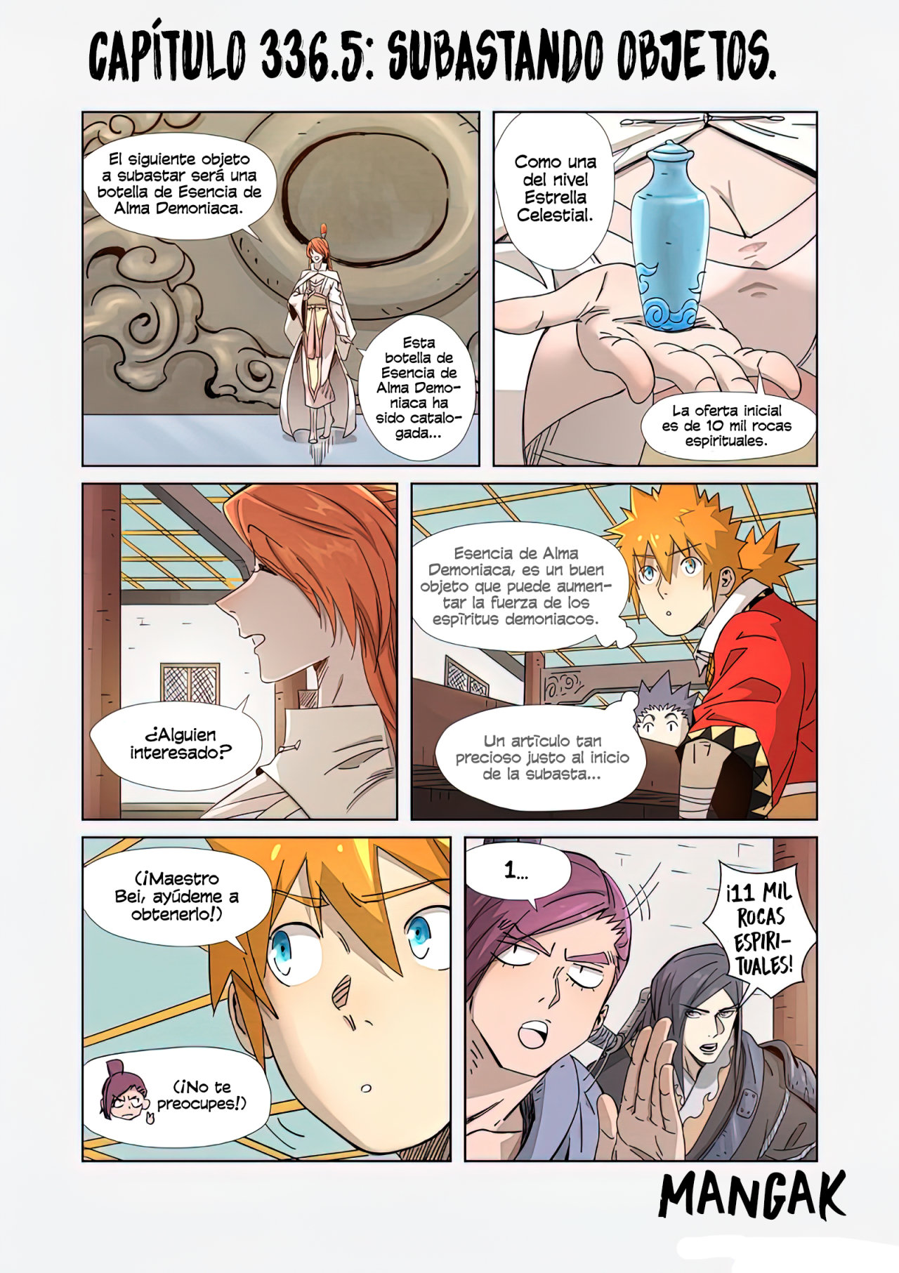 Read Tales of Demons and Gods ES Manga Online