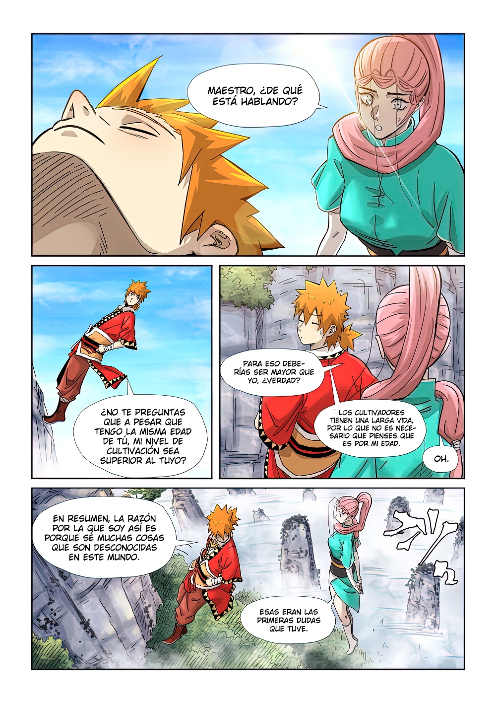Read Tales of Demons and Gods ES Manga Online