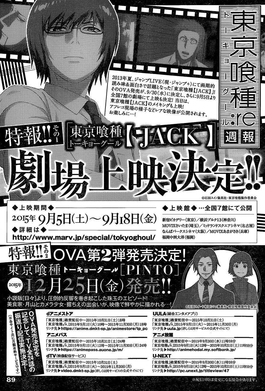 Read Tokyo Ghoul ES Manga Online