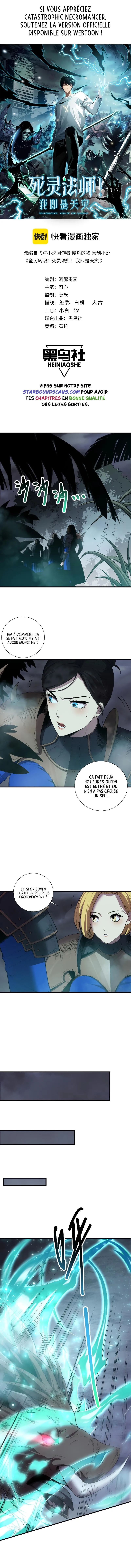 Read Catastrophic Necromancer FR Manga Online