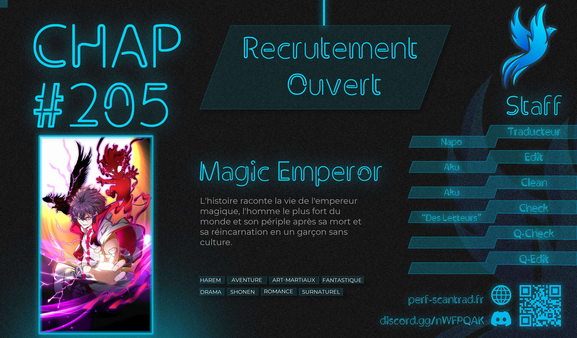 Read Magic Emperor FR Manga Online