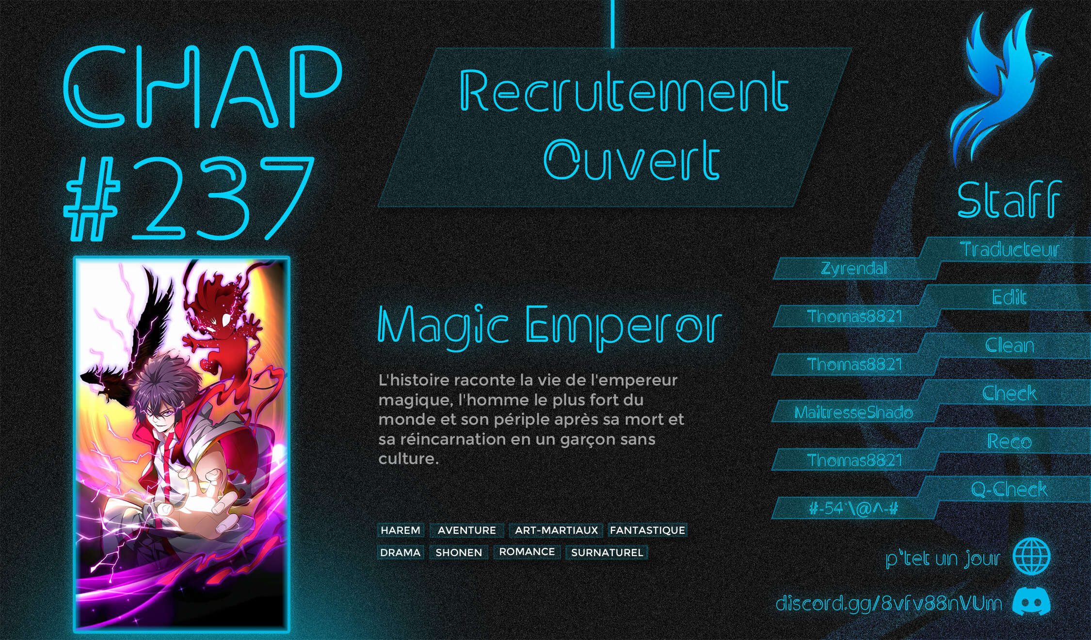 Read Magic Emperor FR Manga Online