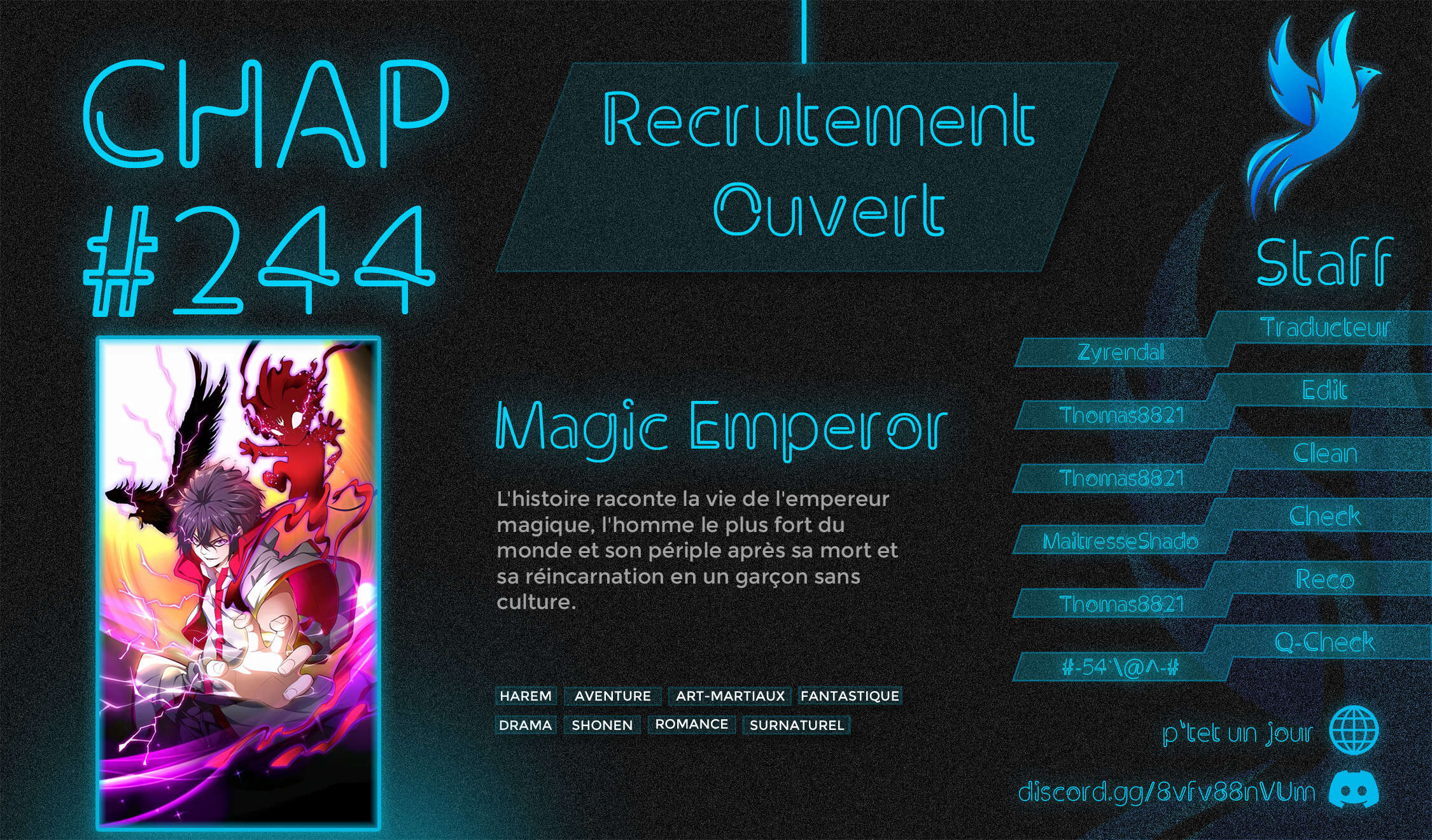 Read Magic Emperor FR Manga Online