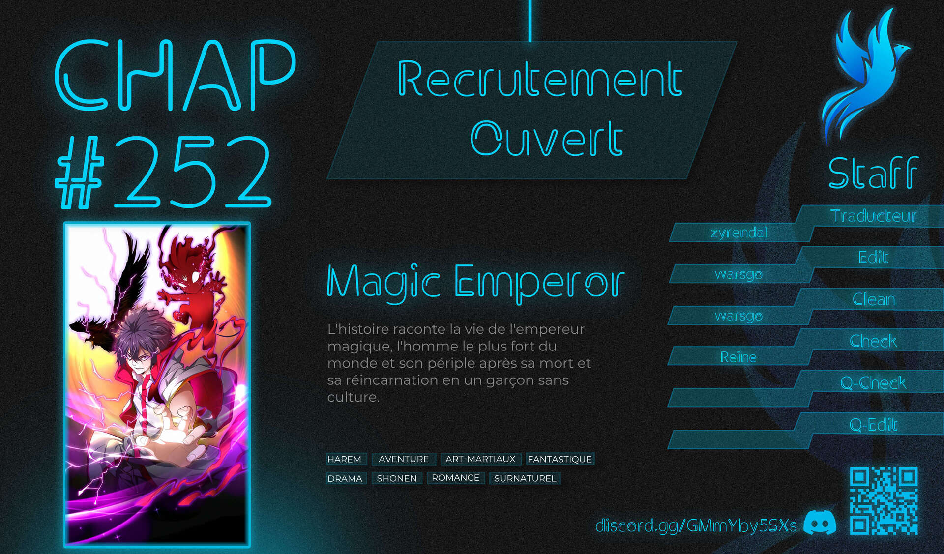 Read Magic Emperor FR Manga Online