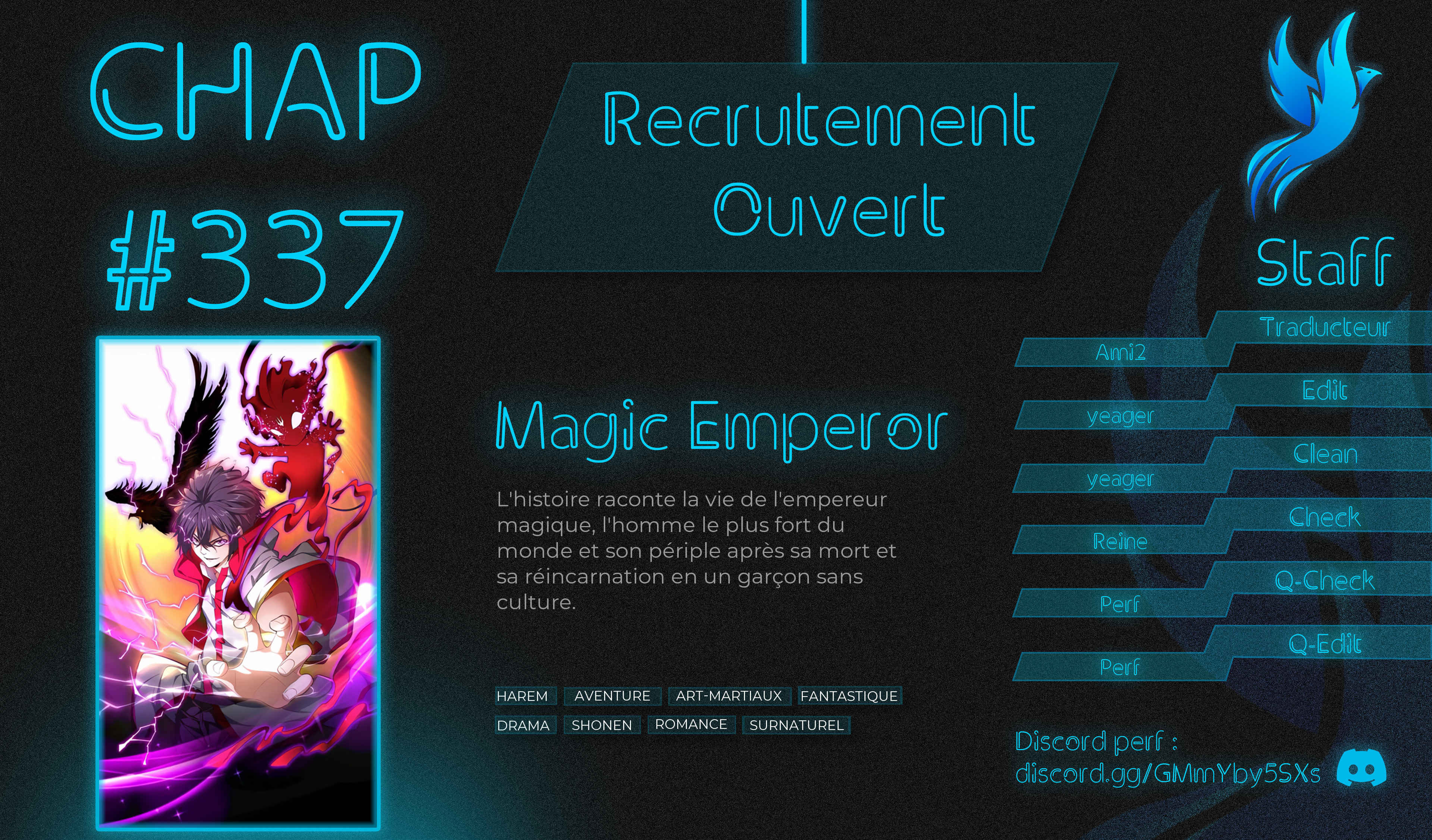 Read Magic Emperor FR Manga Online