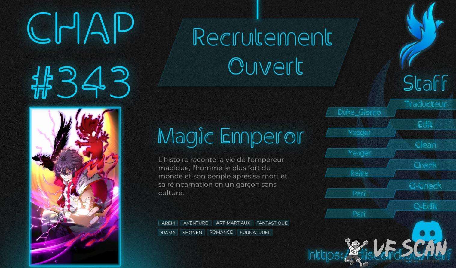 Read Magic Emperor FR Manga Online