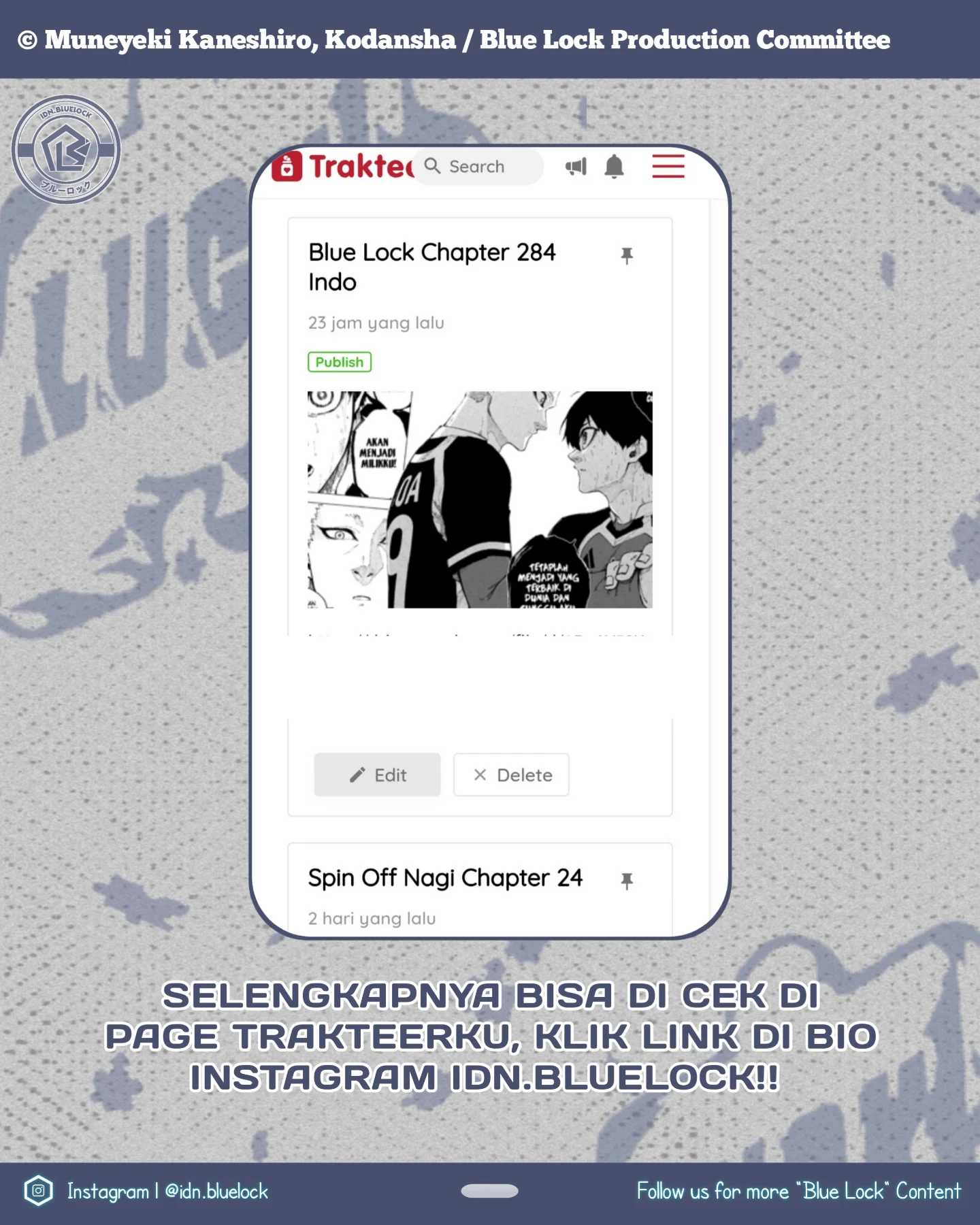Read Blue Lock ID Manga Online