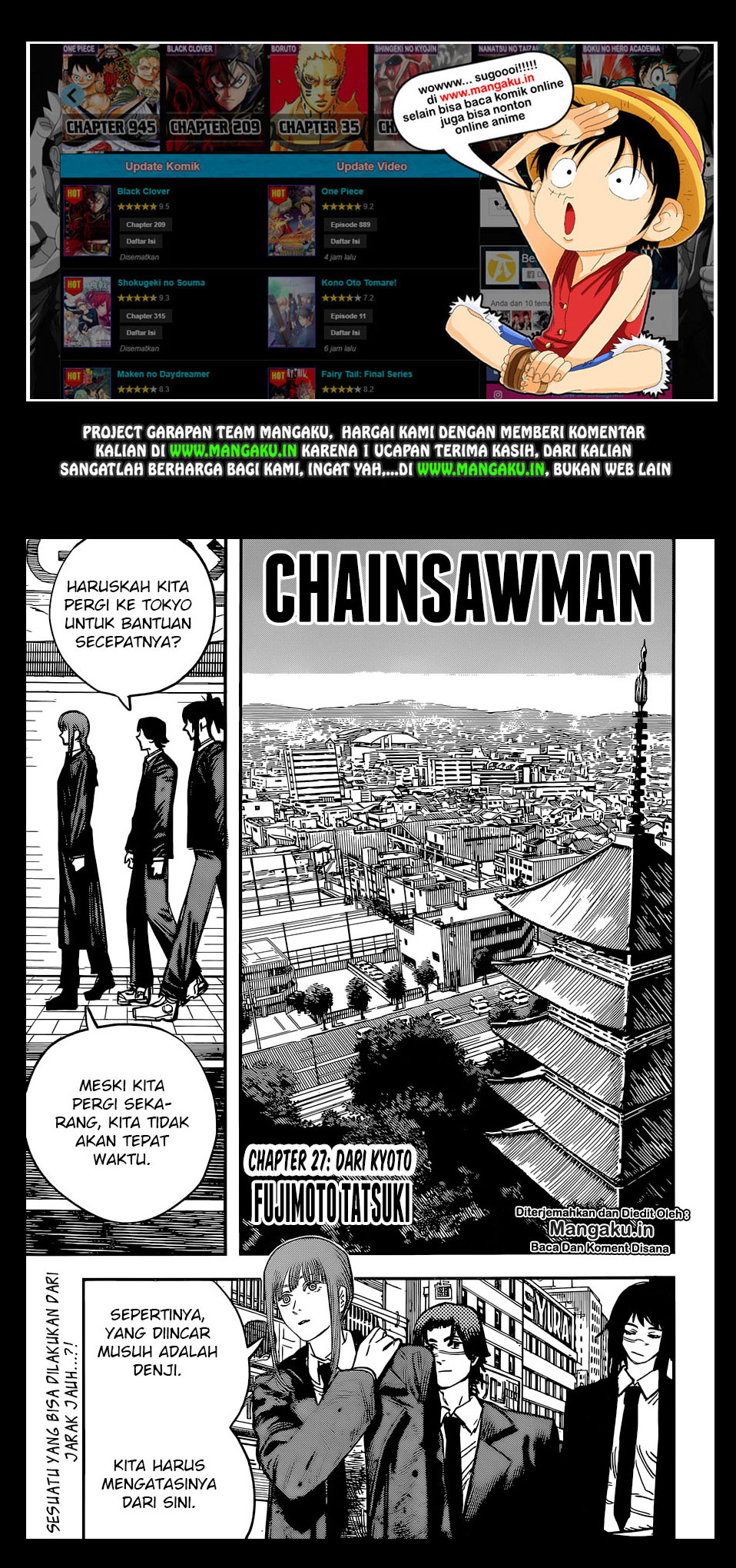 Read Chainsaw man ID Manga Online