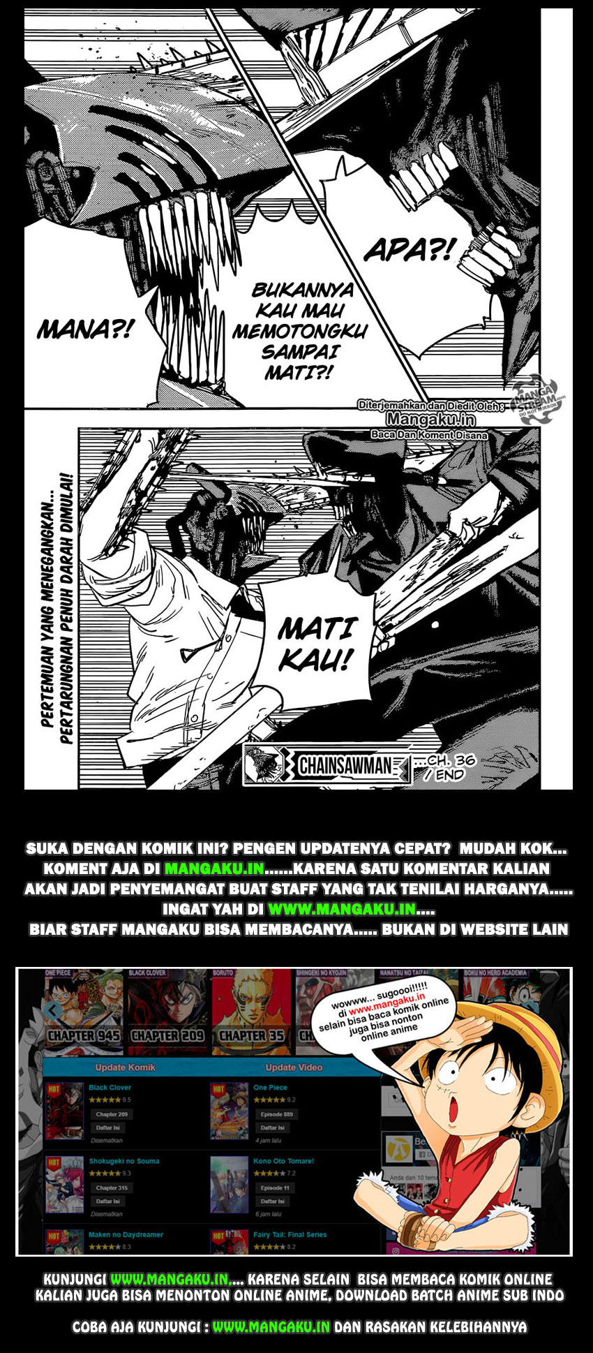 Read Chainsaw man ID Manga Online