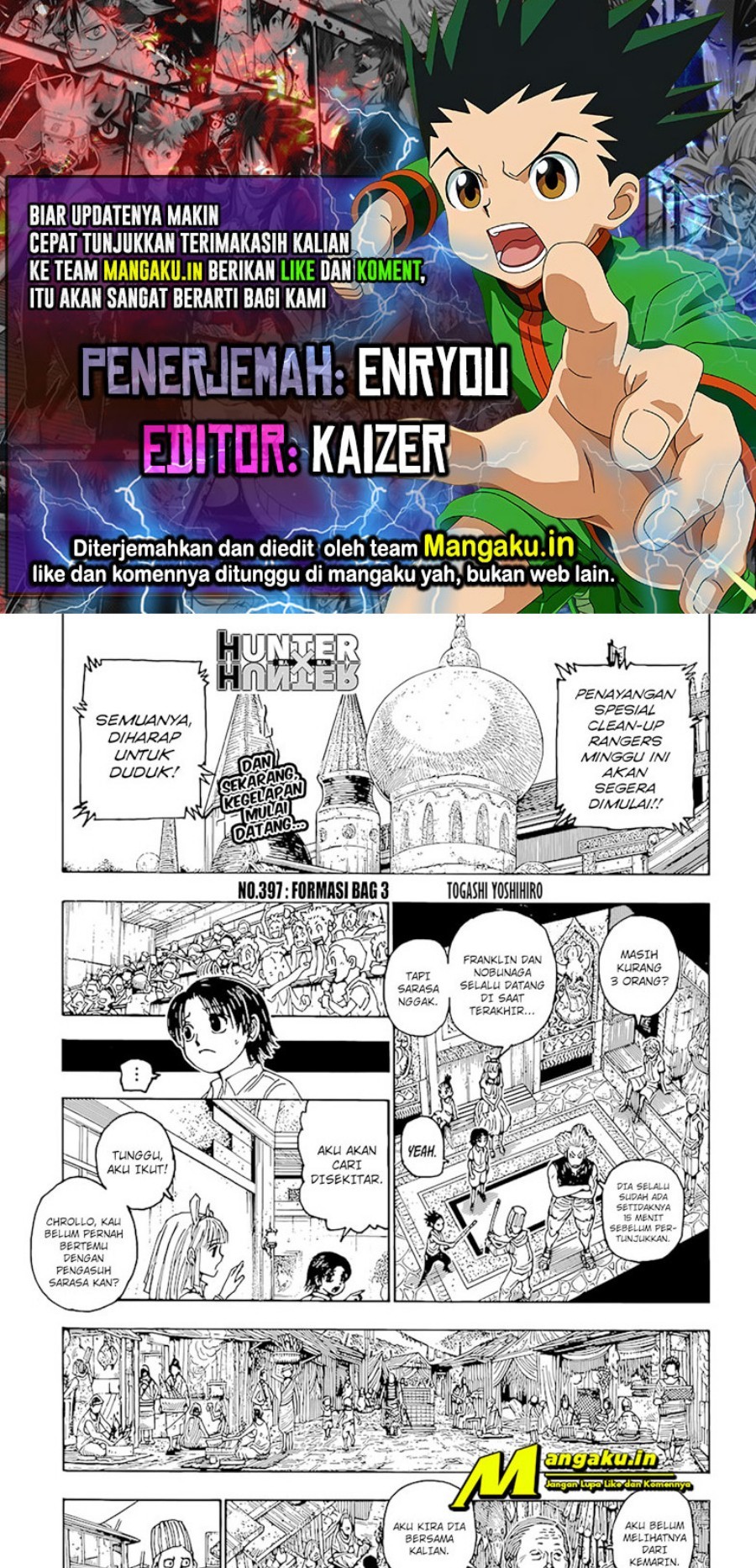 Read Hunter x Hunter ID Manga Online