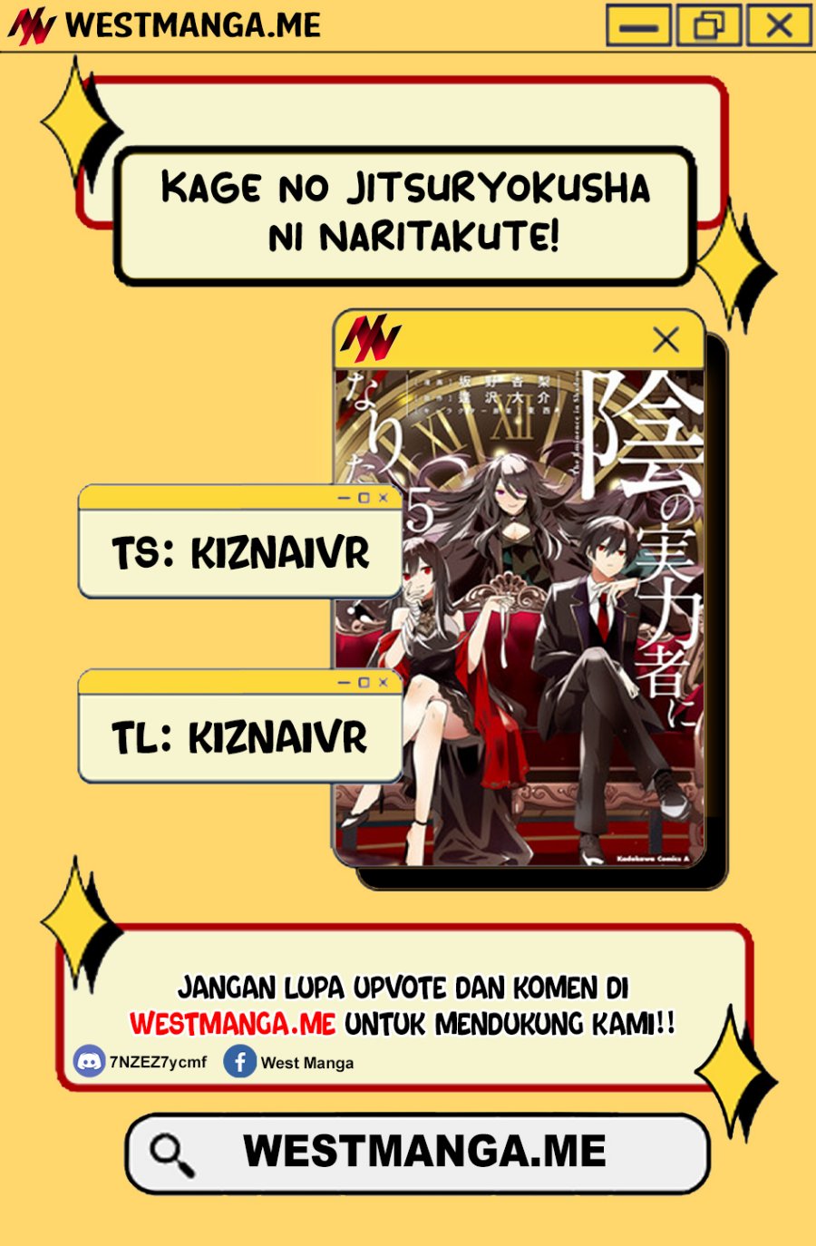 Read Kage no Jitsuryokusha ni Naritakute Bahasa ID Manga Online