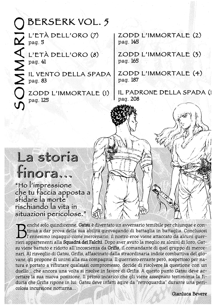 Read Berserk IT Manga Online