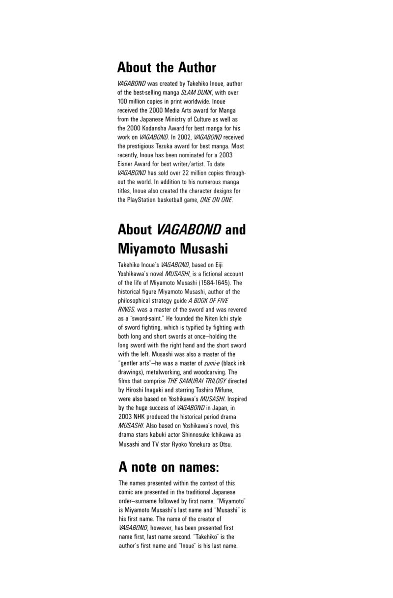 Read Vagabond IT Manga Online